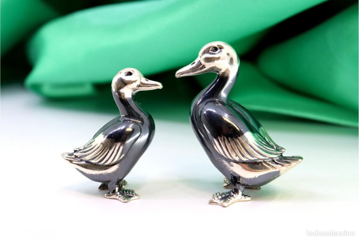 Antig&uuml;edades: Juego de patos de platas - Foto 4