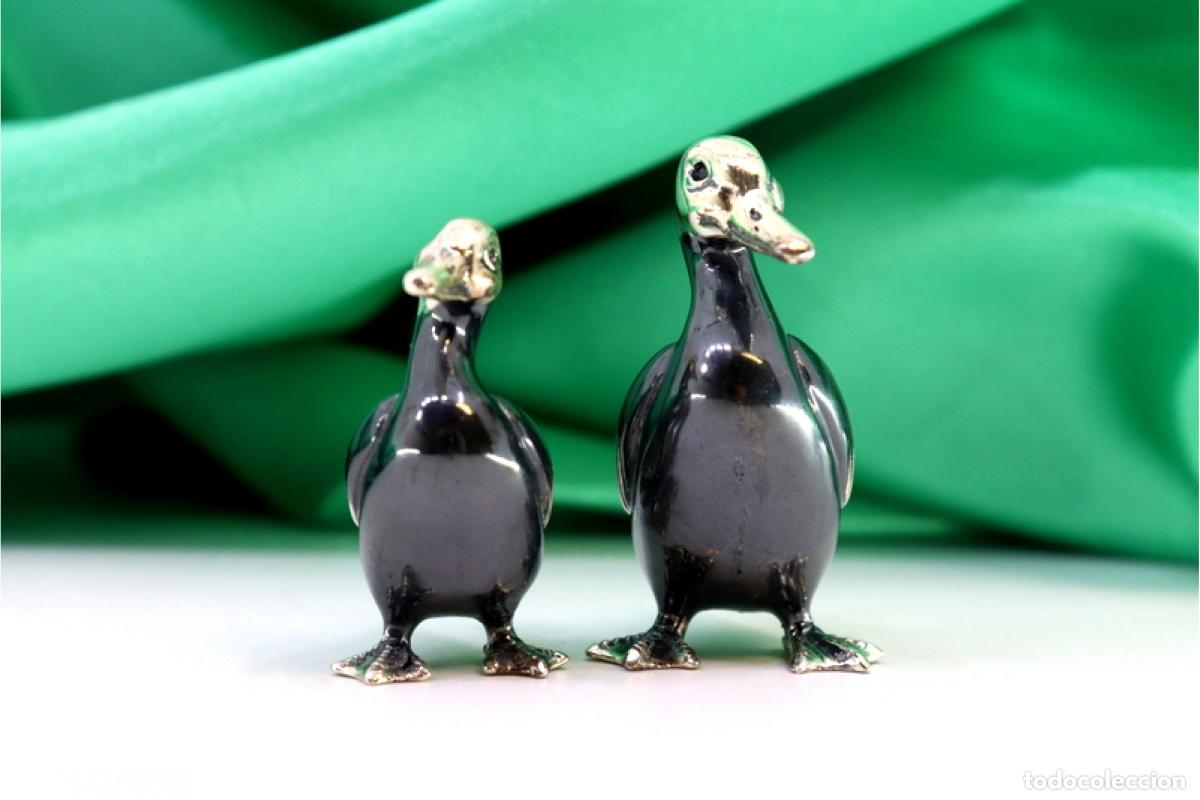 Antig&uuml;edades: Juego de patos de platas - Foto 5