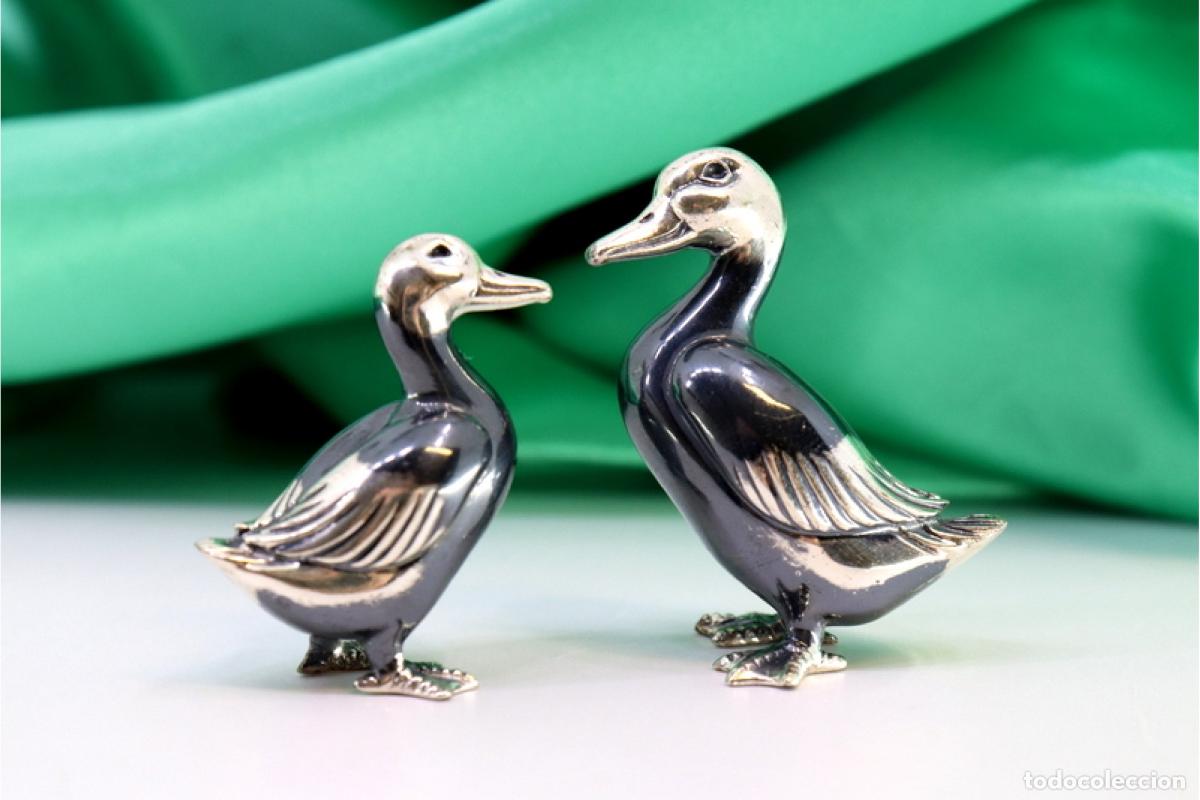 Antig&uuml;edades: Juego de patos de platas - Foto 7