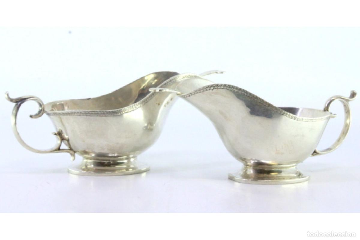 Antig&uuml;edades: copas de salsa de plata - Foto 2