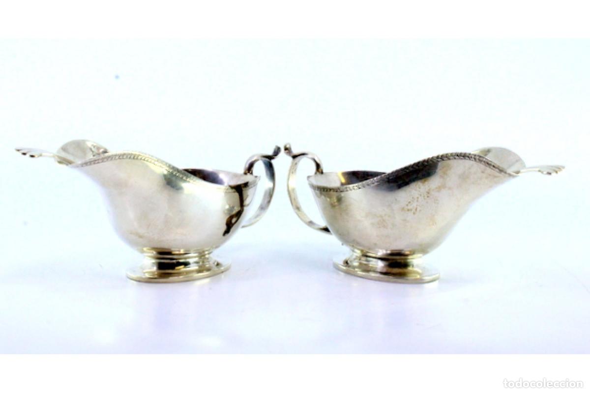 Antig&uuml;edades: copas de salsa de plata - Foto 3
