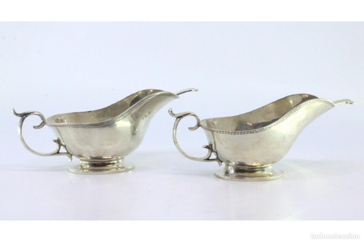 Antig&uuml;edades: copas de salsa de plata - Foto 6