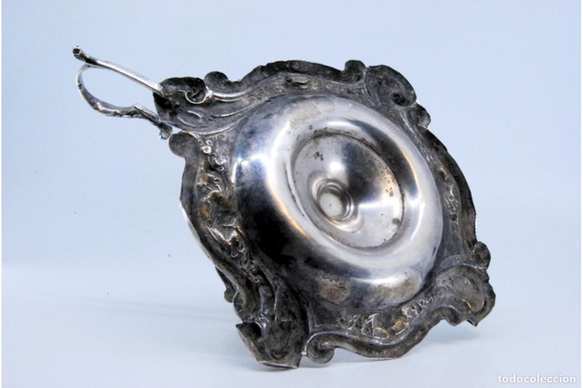 Antig&uuml;edades: Candelabro de mano, en plata - Foto 5