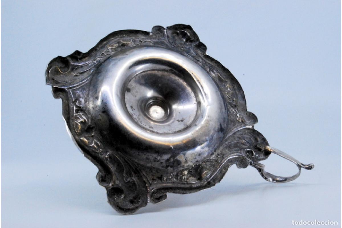 Antig&uuml;edades: Candelabro de mano, en plata - Foto 6