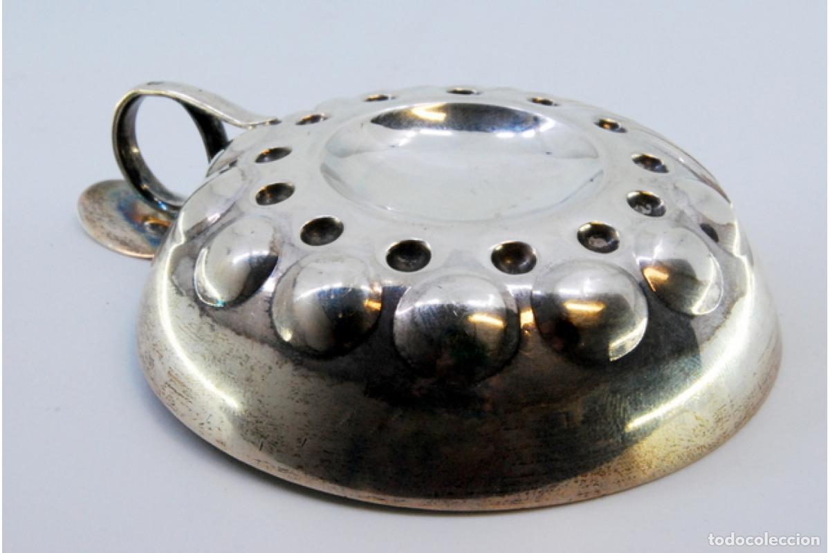 Antig&uuml;edades: Copa de plata para cata de vinos - Foto 4