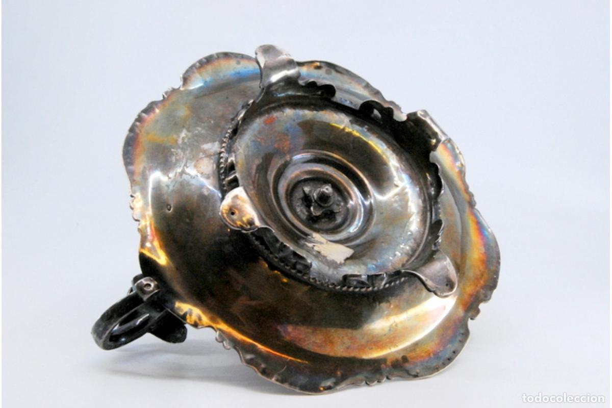 Antig&uuml;edades: Candelabro de mano, en plata - Foto 6