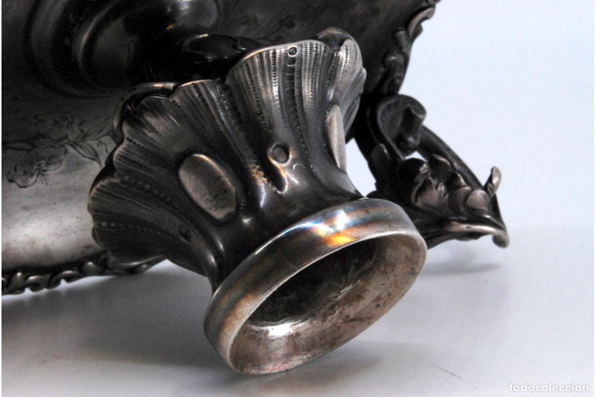 Antig&uuml;edades: Candelabro de mano, en plata - Foto 10