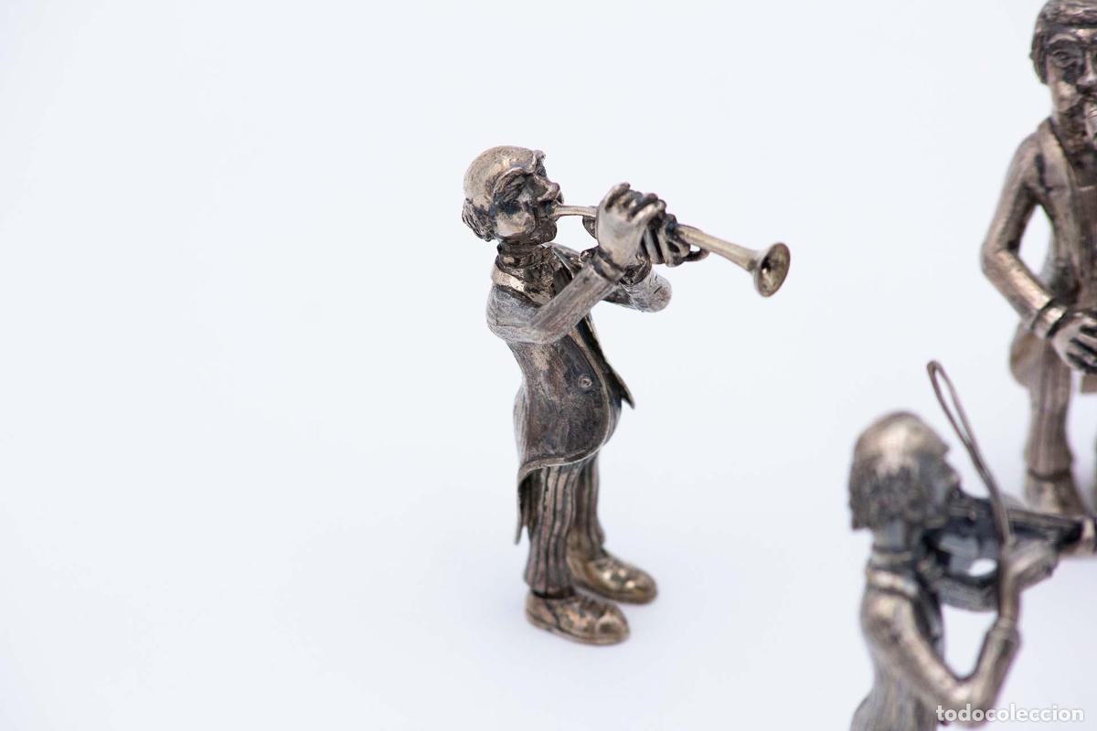 Antig&uuml;edades: Juego de 6 m&uacute;sicos de plata - Foto 2