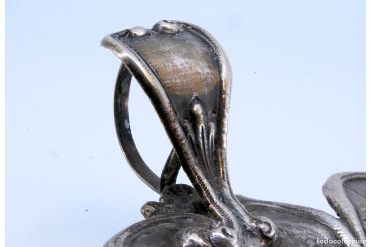 Antig&uuml;edades: Candelabro de mano, en plata - Foto 6