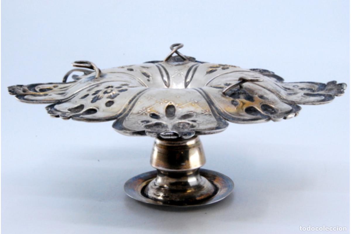 Antig&uuml;edades: Candelabro de mano, en plata - Foto 8