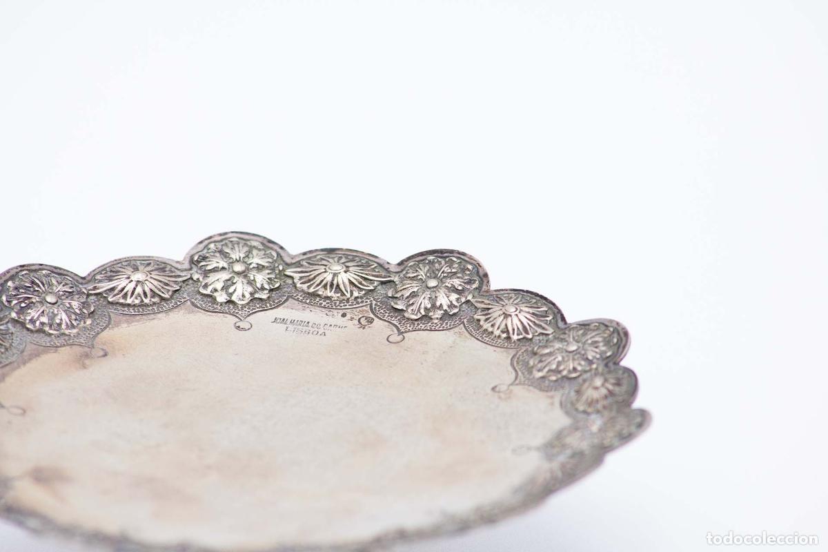 Antig&uuml;edades: Par de soportes para anillos de plata - Foto 2