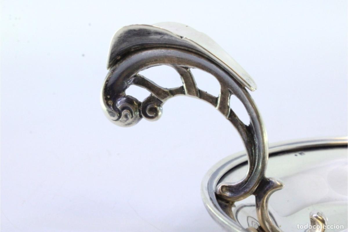 Antig&uuml;edades: Candelabro de mano, en plata - Foto 3