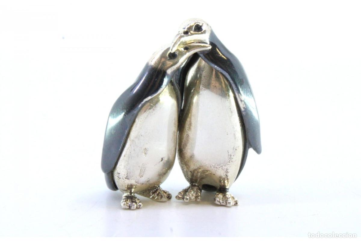 Antig&uuml;edades: Conjunto de ping&uuml;inos de platas - Foto 6