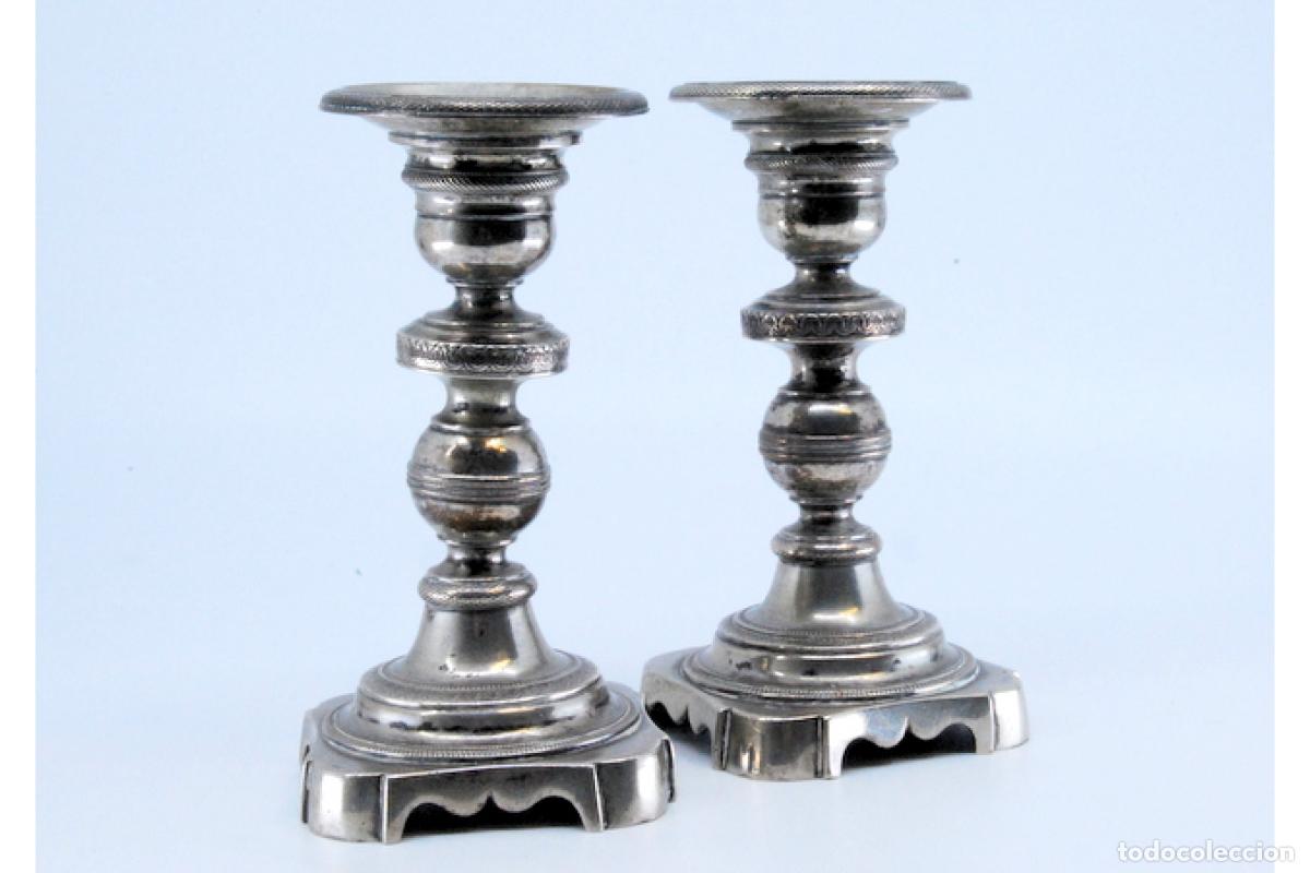 Antig&uuml;edades: candelabros de plata - Foto 2