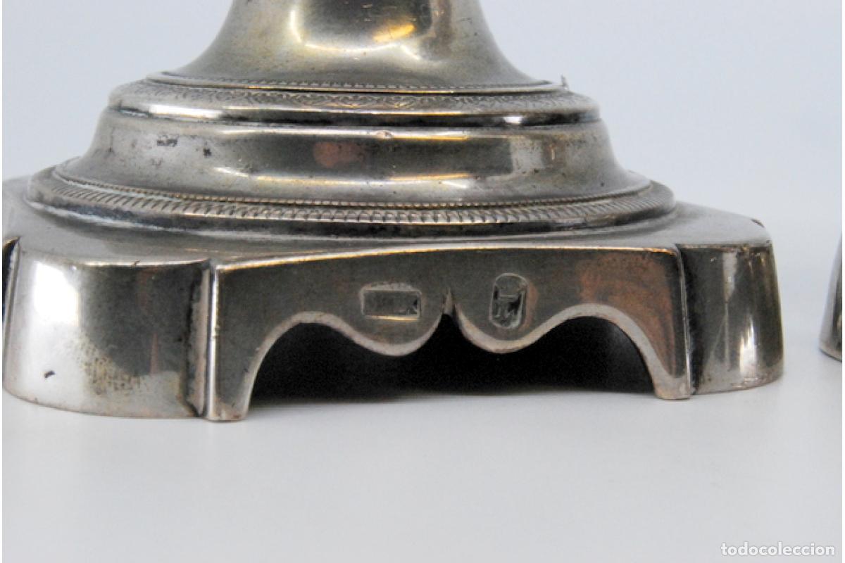 Antig&uuml;edades: candelabros de plata - Foto 3