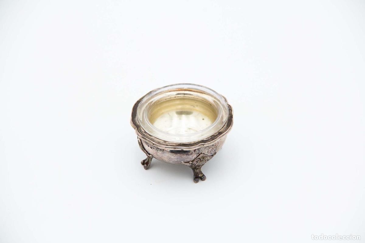 Antig&uuml;edades: Salero y pimentero, de plata. - Foto 3