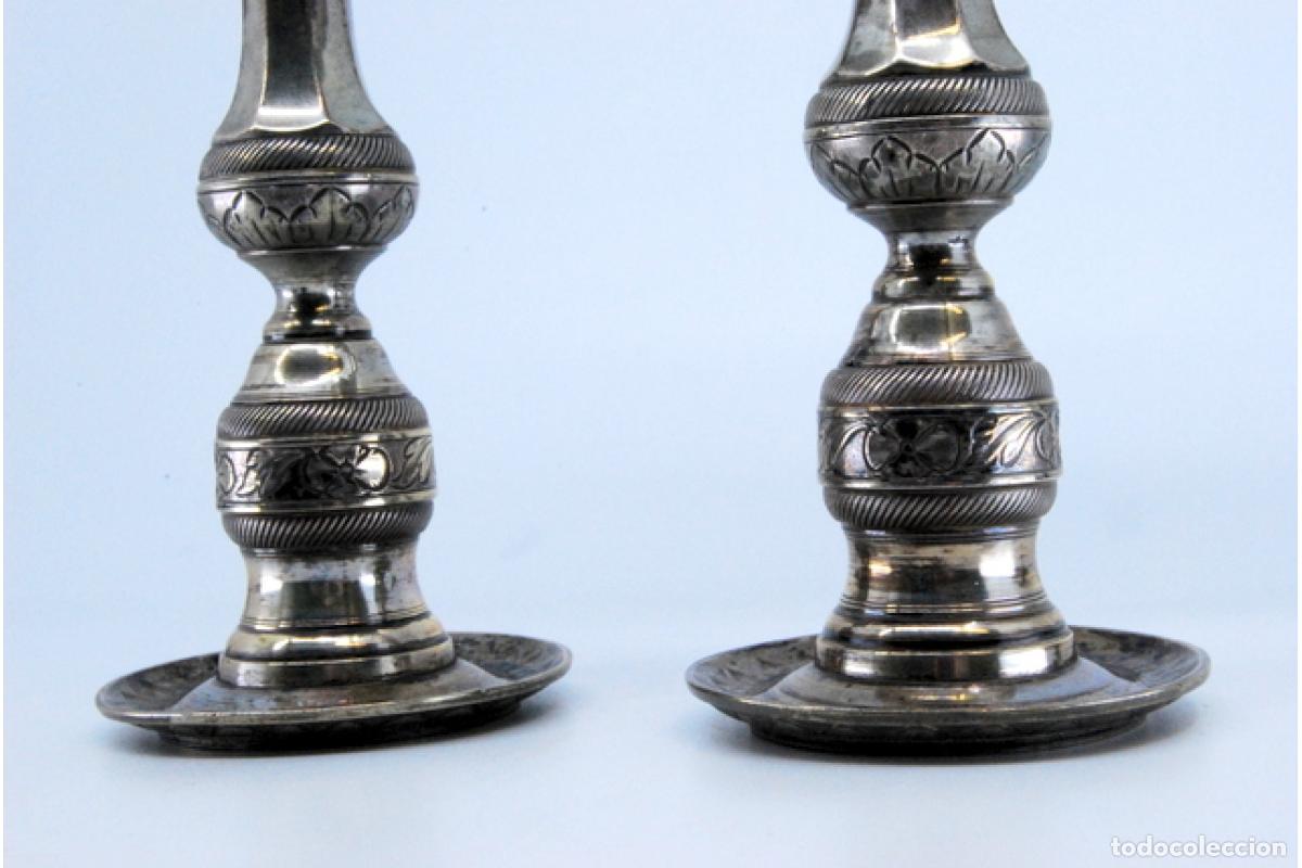Antig&uuml;edades: candelabros de plata - Foto 5