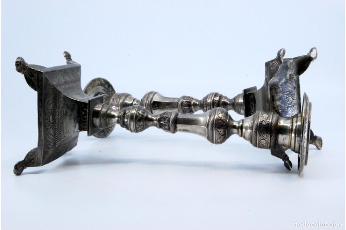 Antig&uuml;edades: candelabros de plata - Foto 8