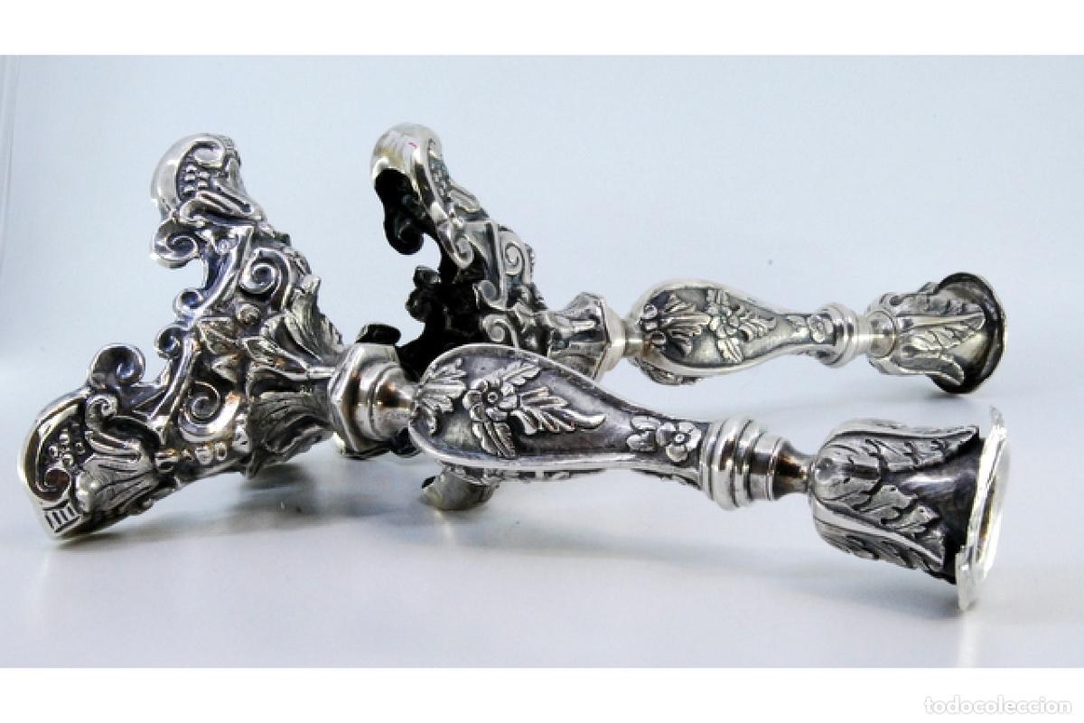 Antig&uuml;edades: candelabros de plata - Foto 5