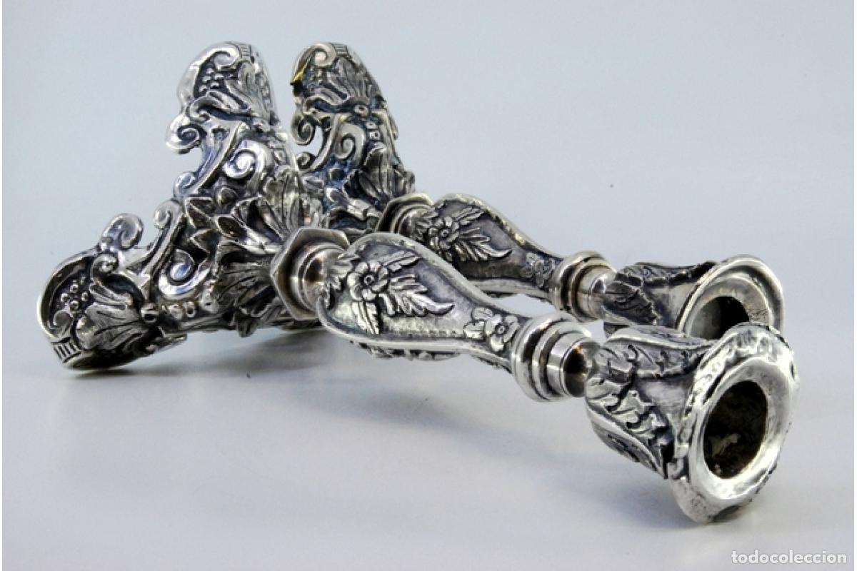 Antig&uuml;edades: candelabros de plata - Foto 6