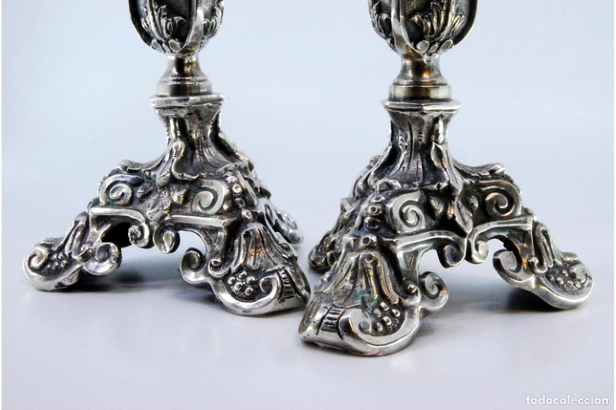Antig&uuml;edades: candelabros de plata - Foto 7
