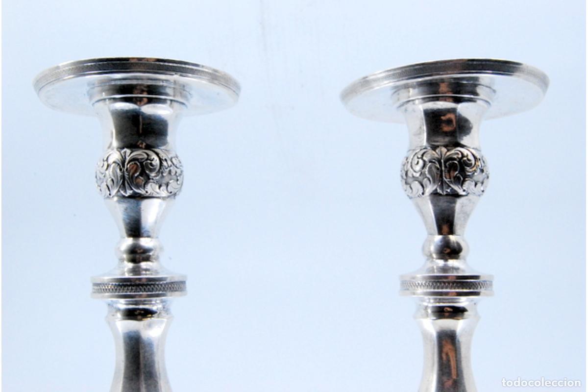 Antig&uuml;edades: candelabros de plata - Foto 2