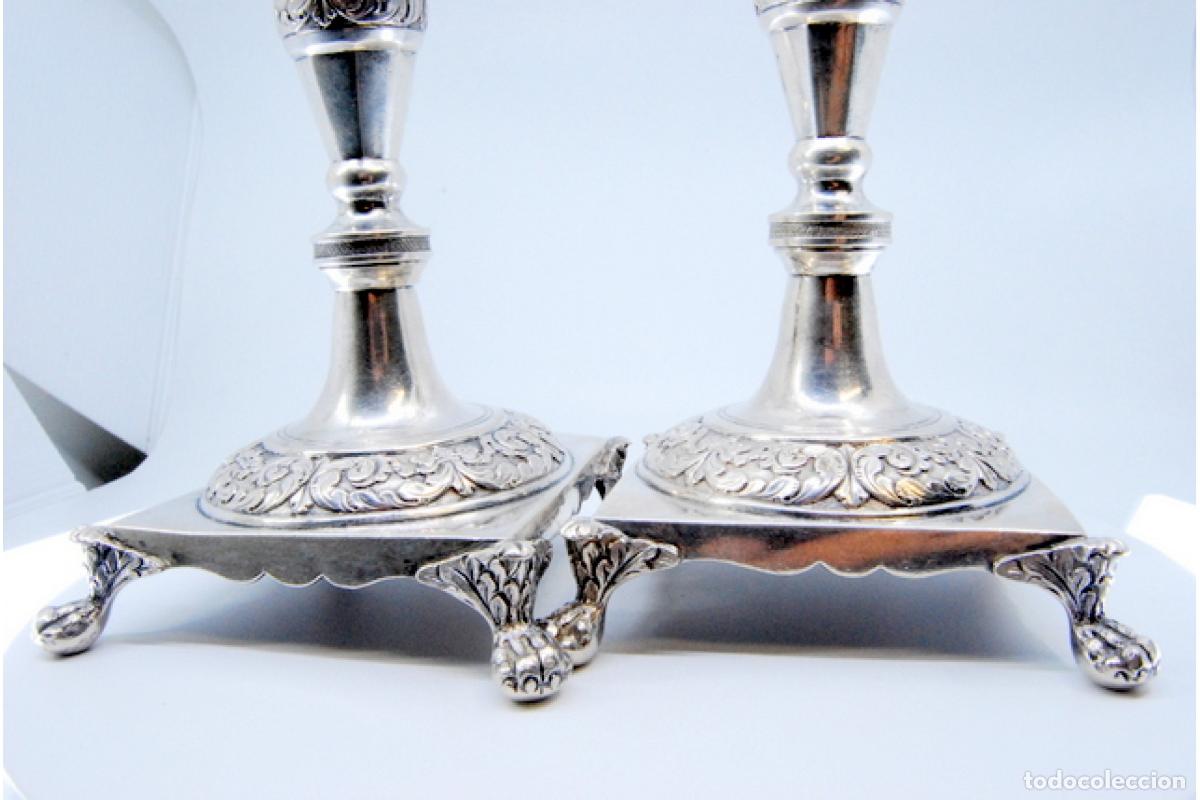 Antig&uuml;edades: candelabros de plata - Foto 3