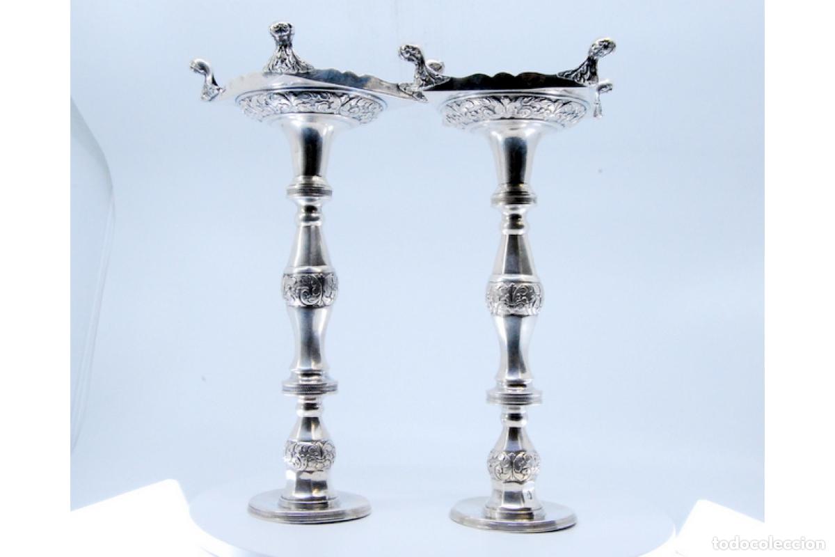 Antig&uuml;edades: candelabros de plata - Foto 7