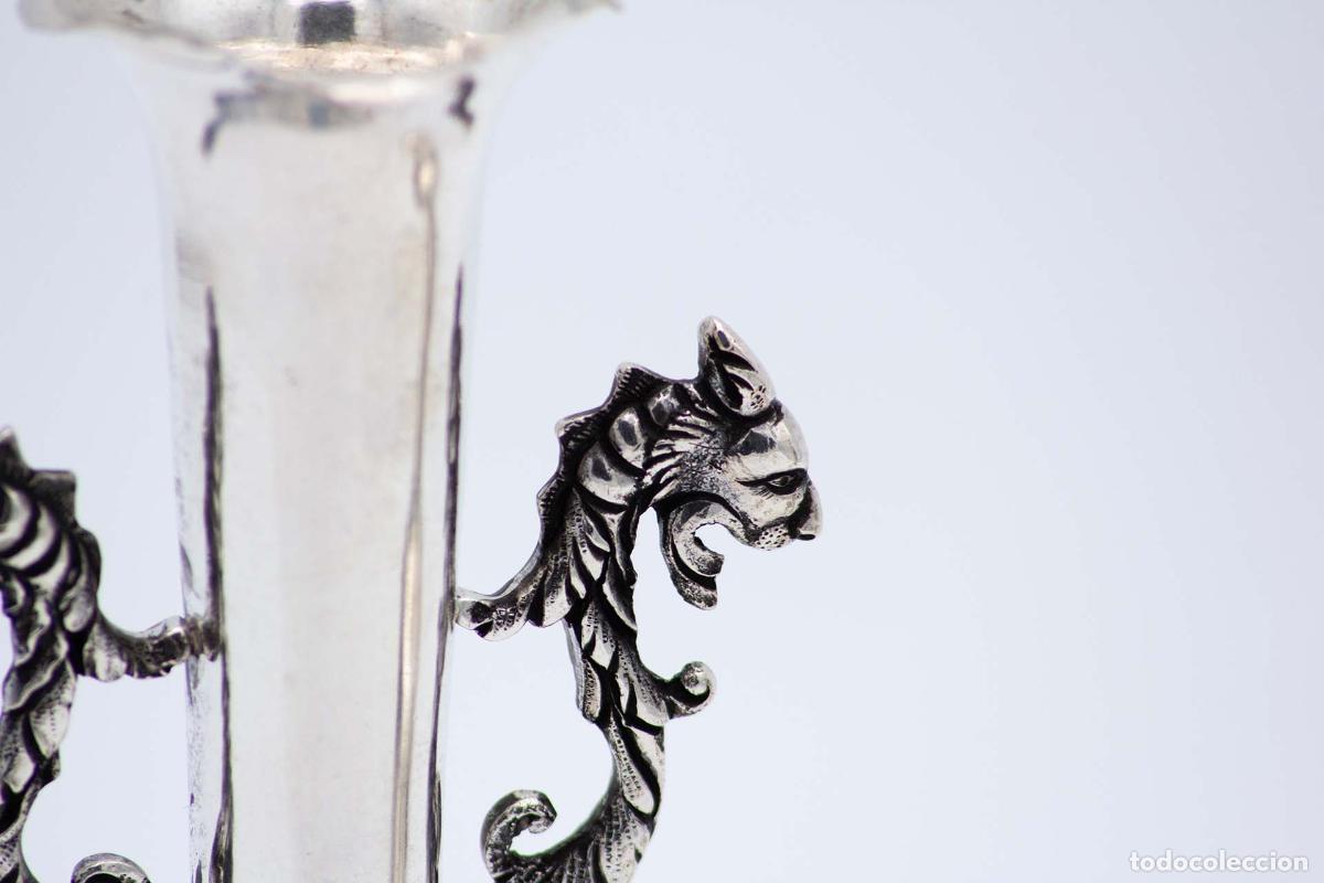 Antig&uuml;edades: Par de jarras de plata - Foto 4