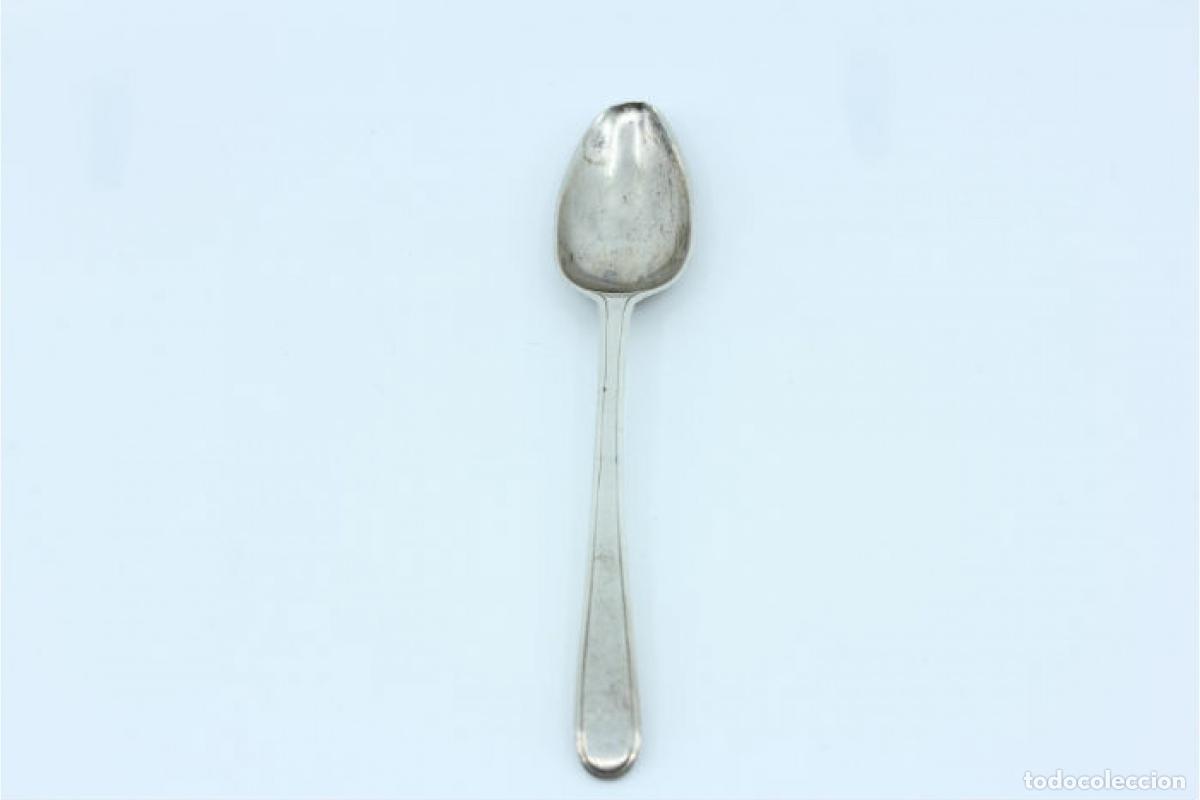 Antig&uuml;edades: Juego de 6 cucharillas de caf&eacute; de plata - Foto 5
