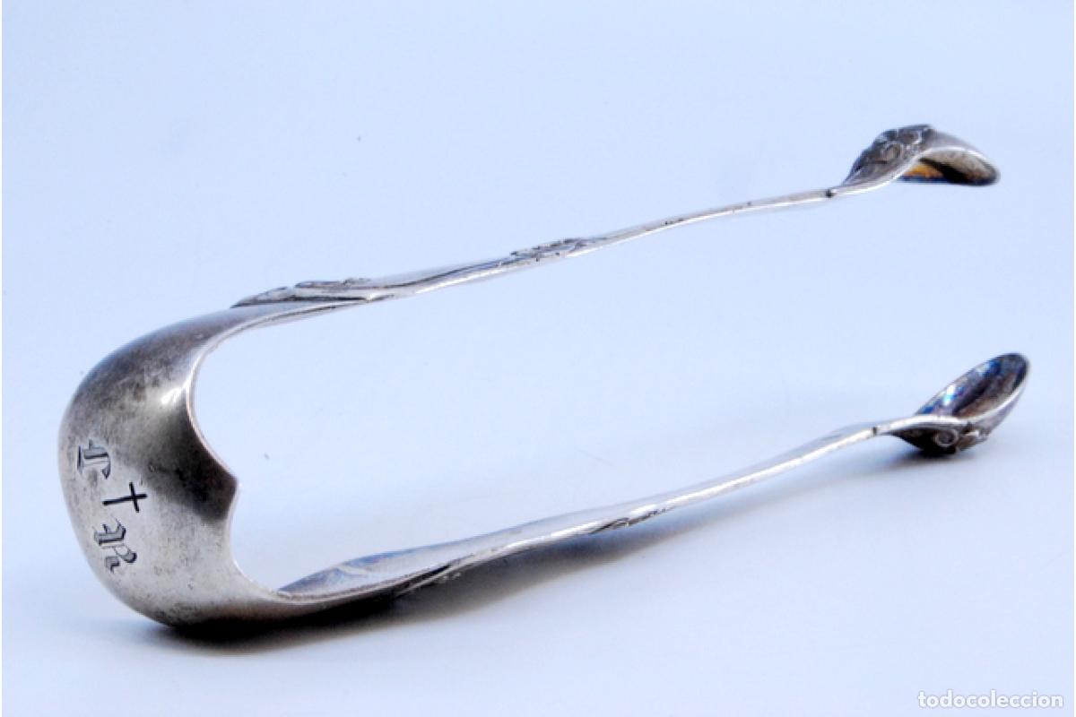 Antig&uuml;edades: Pinzas para az&uacute;car, de plata - Foto 9