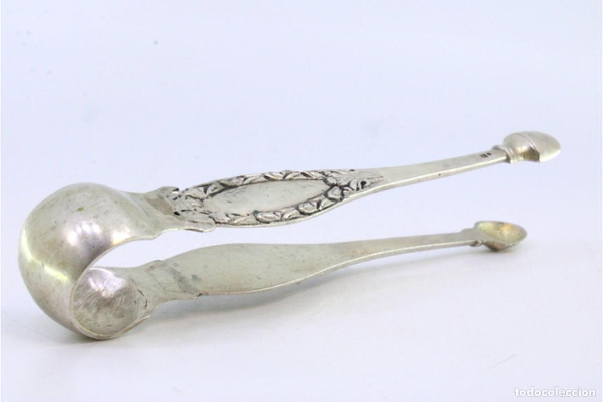 Antig&uuml;edades: Pinzas para az&uacute;car, de plata - Foto 3