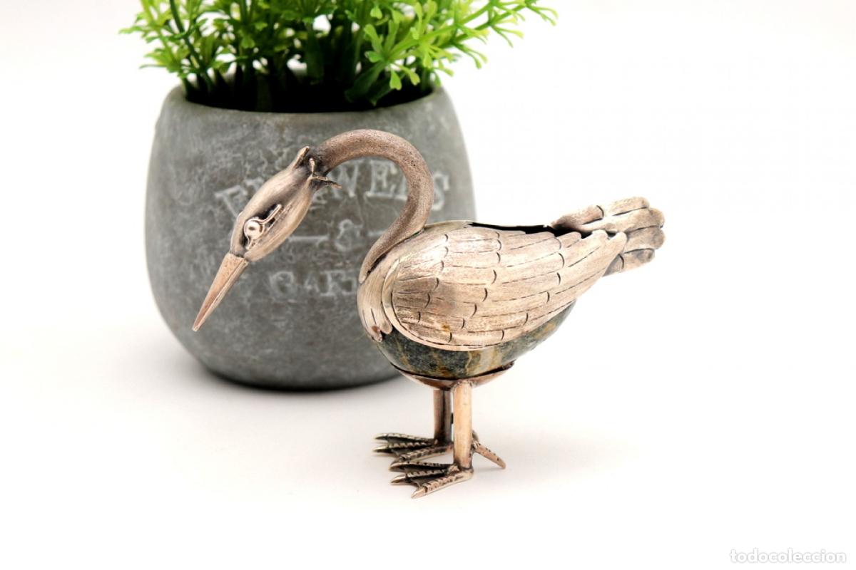 Antig&uuml;edades: P&aacute;jaro de plata - Foto 2