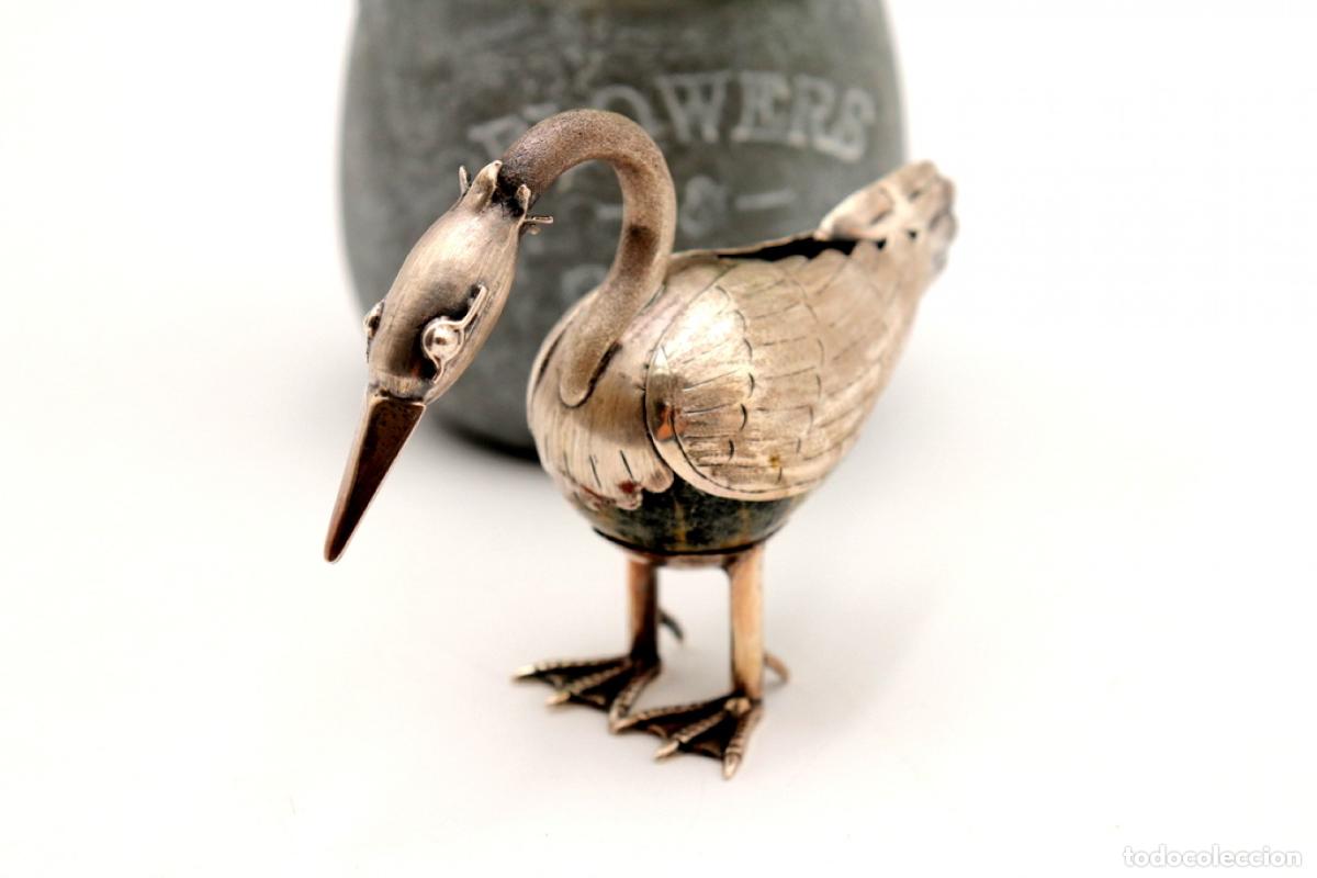 Antig&uuml;edades: P&aacute;jaro de plata - Foto 4