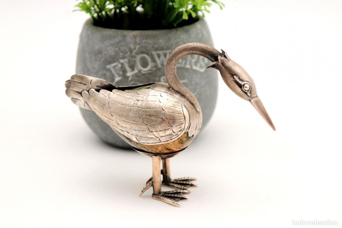 Antig&uuml;edades: P&aacute;jaro de plata - Foto 5