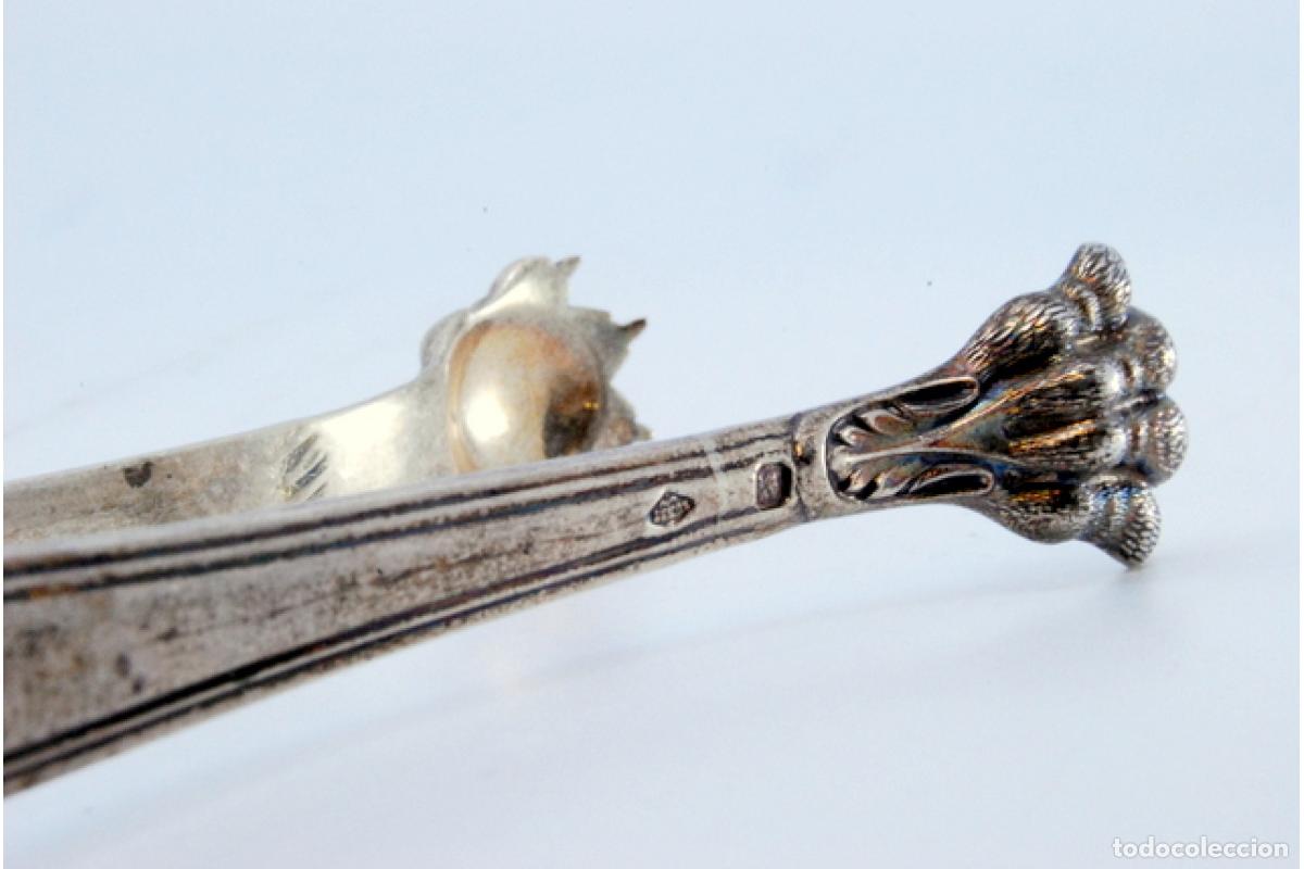 Antig&uuml;edades: Pinzas para hielo, en plata - Foto 2