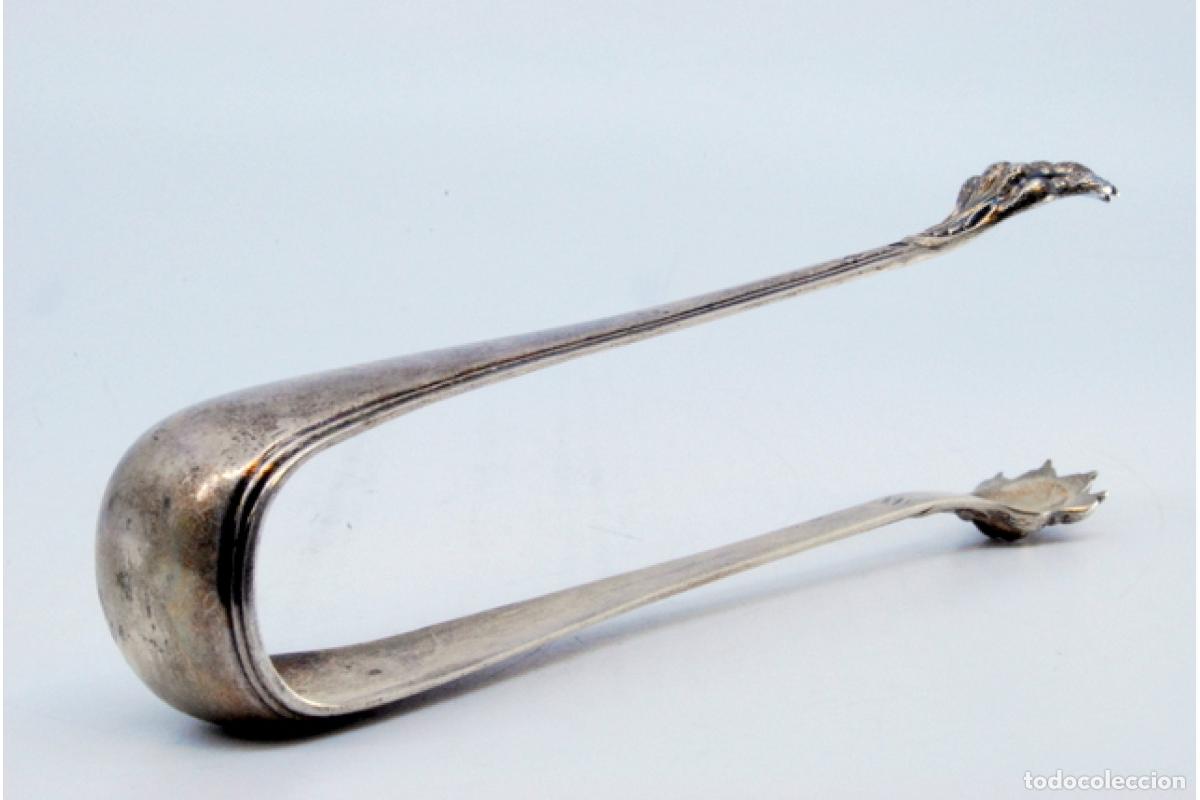Antig&uuml;edades: Pinzas para hielo, en plata - Foto 4