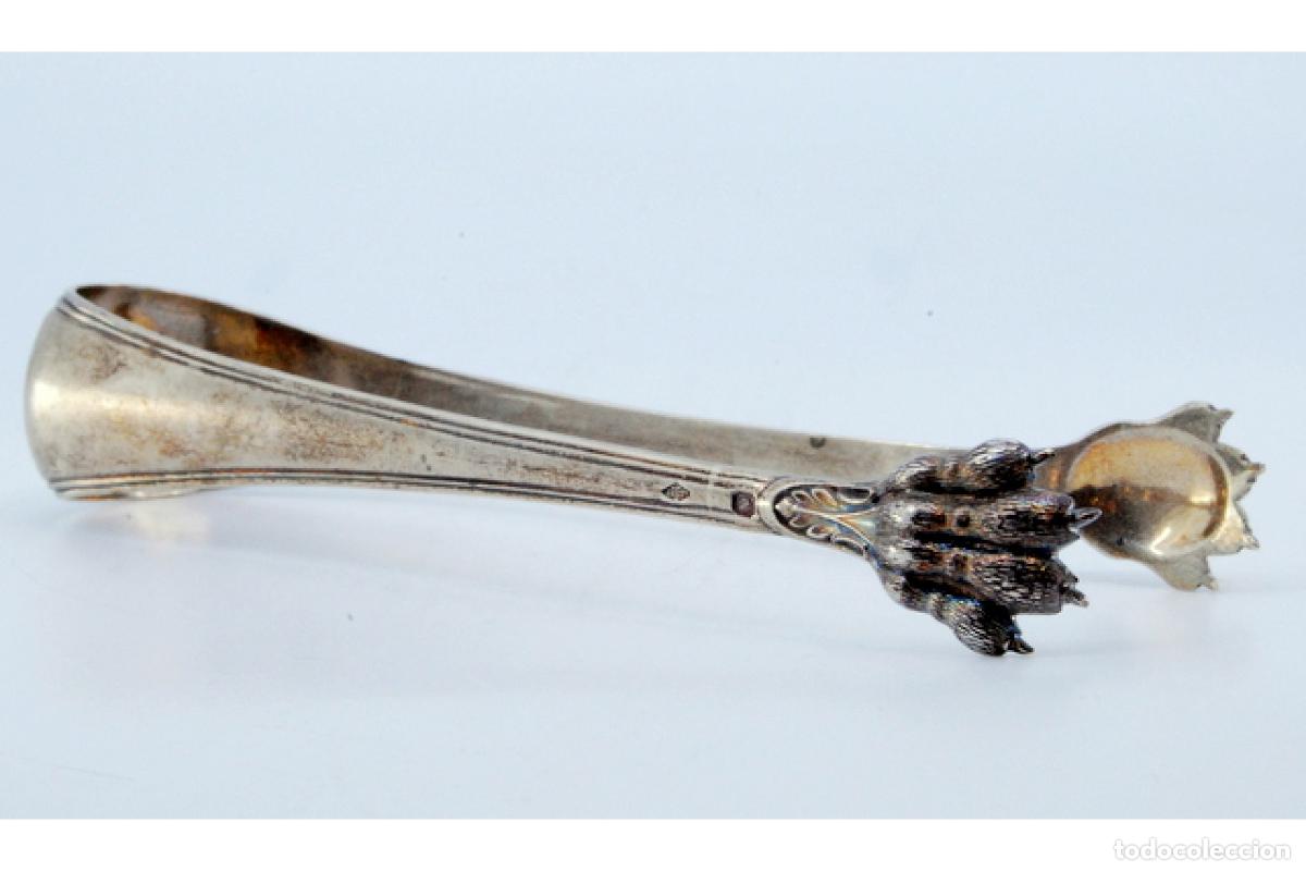 Antig&uuml;edades: Pinzas para hielo, en plata - Foto 5