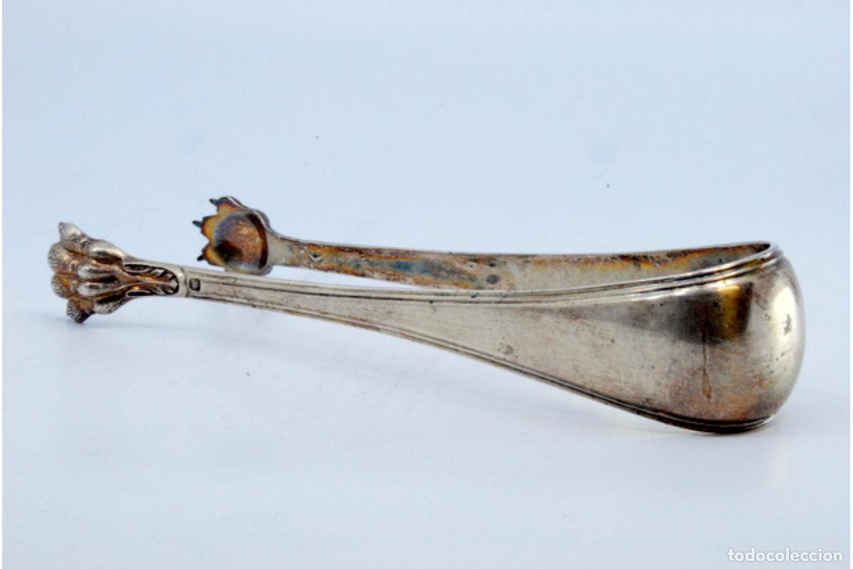Antig&uuml;edades: Pinzas para hielo, en plata - Foto 9