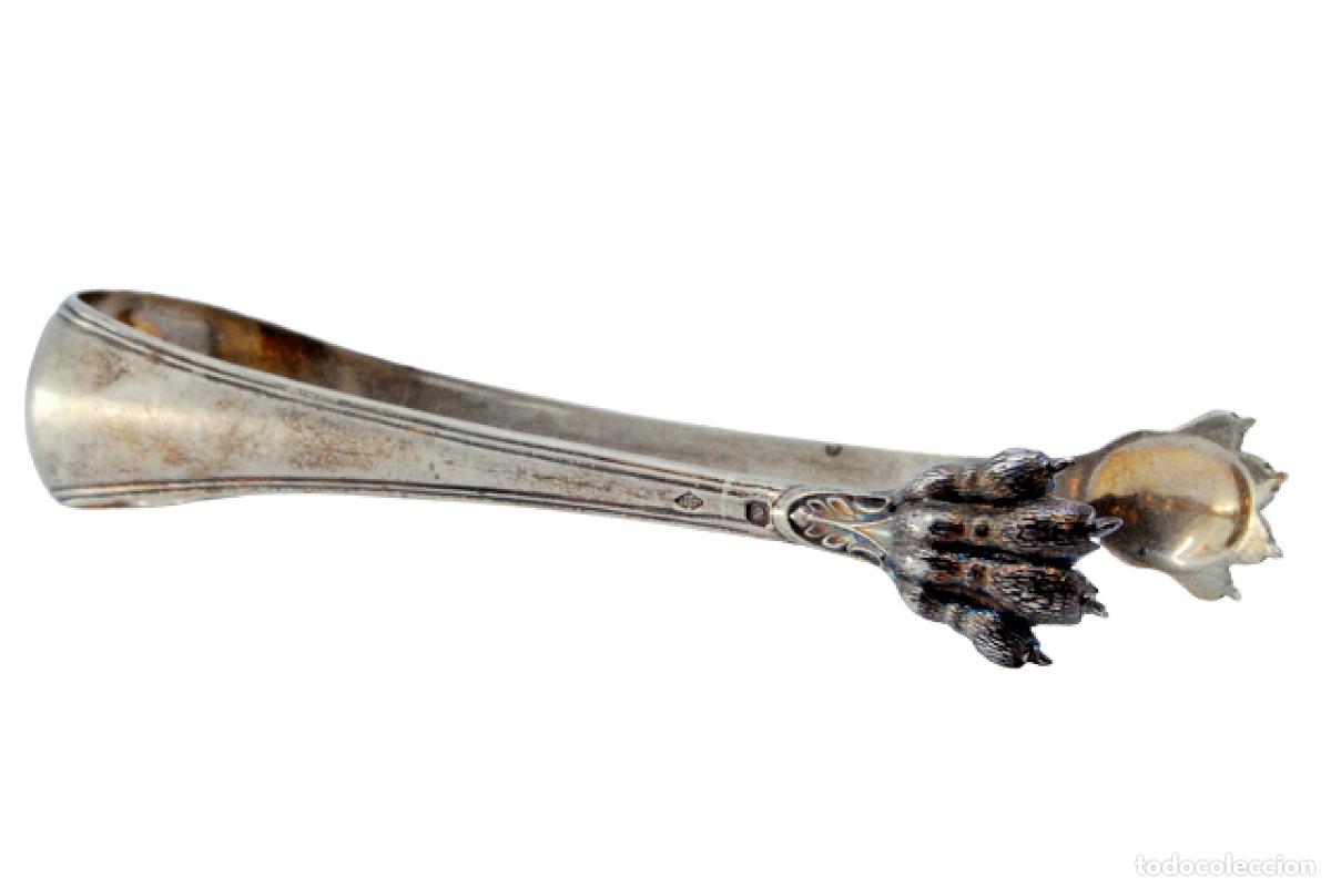 Antig&uuml;edades: Pinzas para hielo, en plata - Foto 1