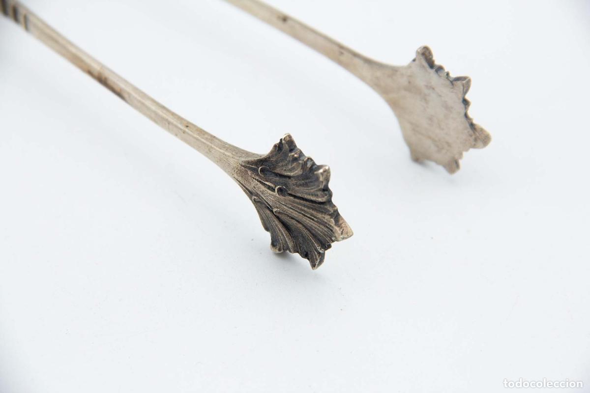Antig&uuml;edades: Pinzas para hielo, en plata - Foto 2