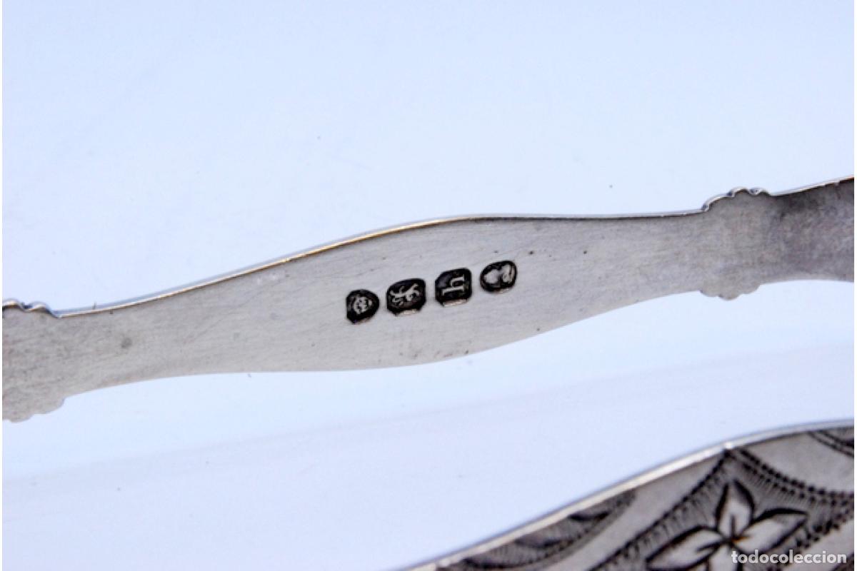 Antig&uuml;edades: Pinzas para az&uacute;car, de plata - Foto 6