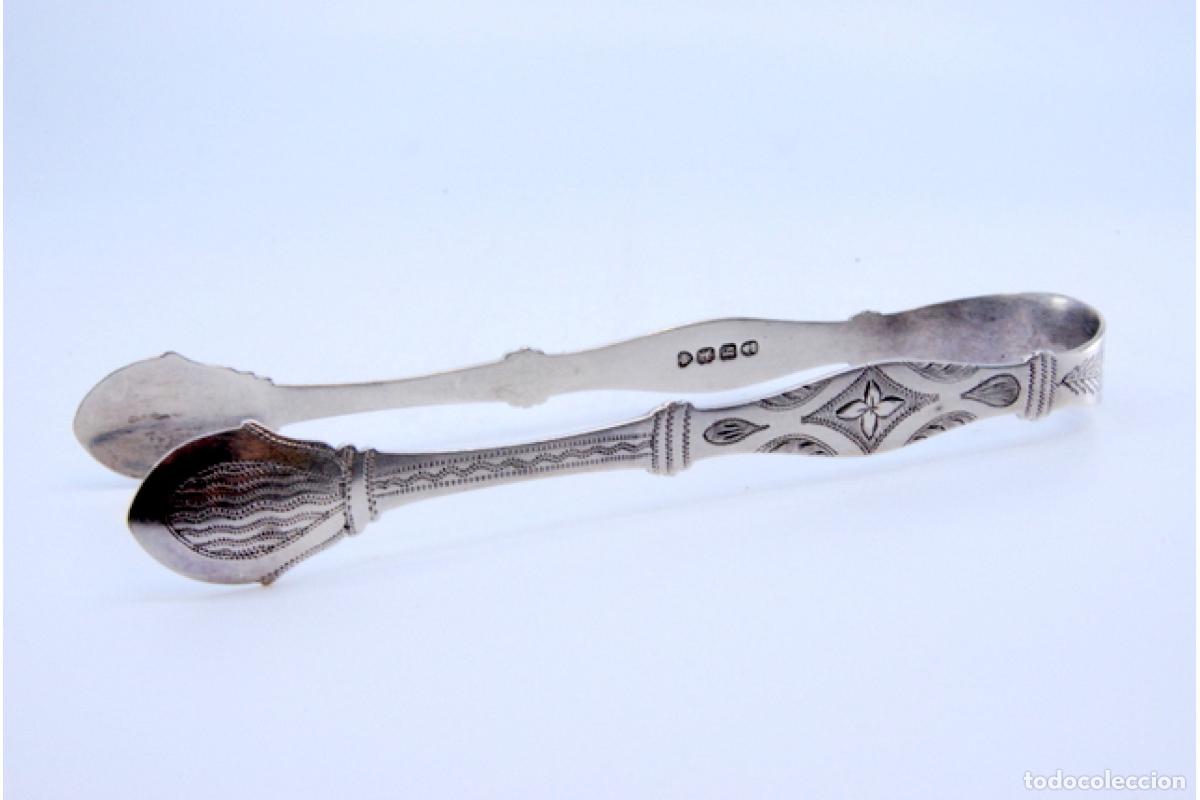 Antig&uuml;edades: Pinzas para az&uacute;car, de plata - Foto 7