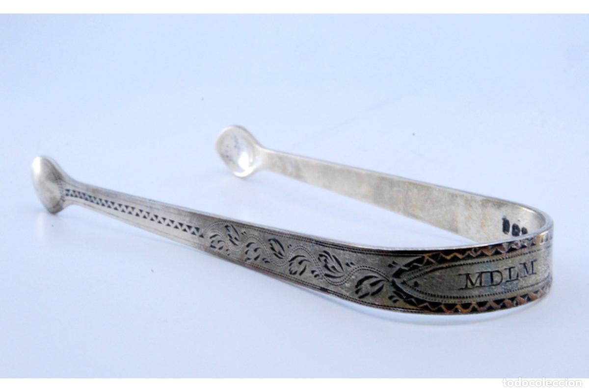 Antig&uuml;edades: Pinzas para az&uacute;car, de plata - Foto 4