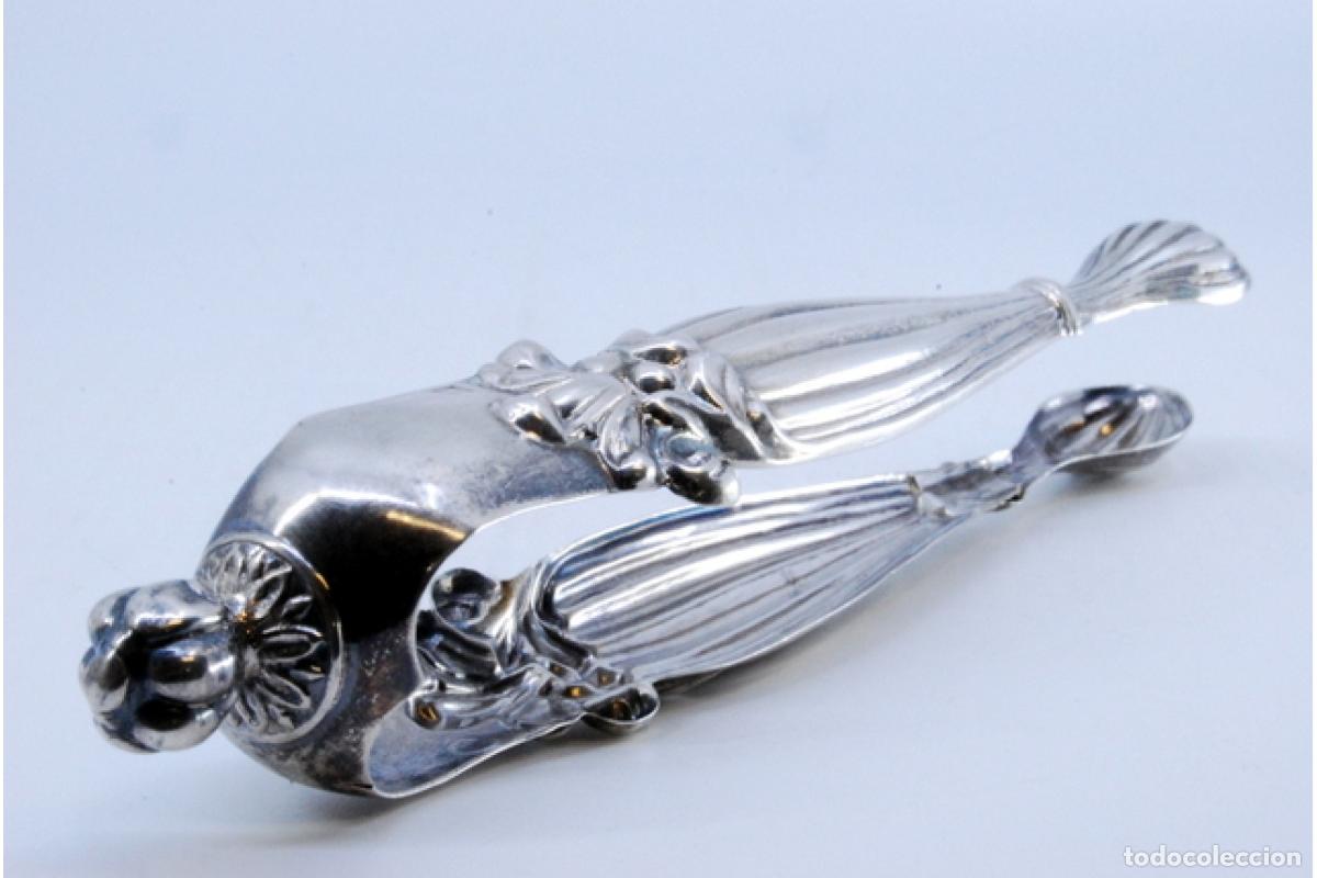 Antig&uuml;edades: Pinzas para az&uacute;car, de plata - Foto 5