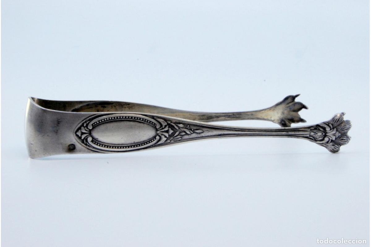 Antig&uuml;edades: Pinzas para hielo, en plata - Foto 2