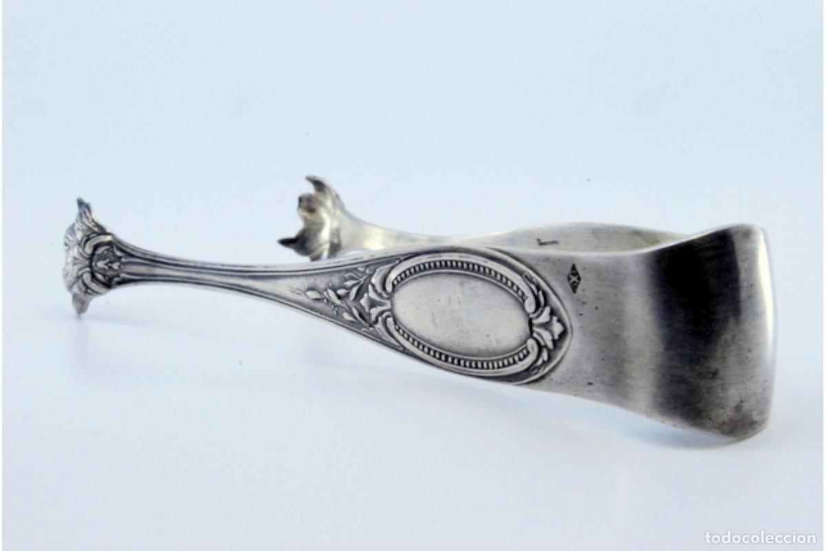 Antig&uuml;edades: Pinzas para hielo, en plata - Foto 3