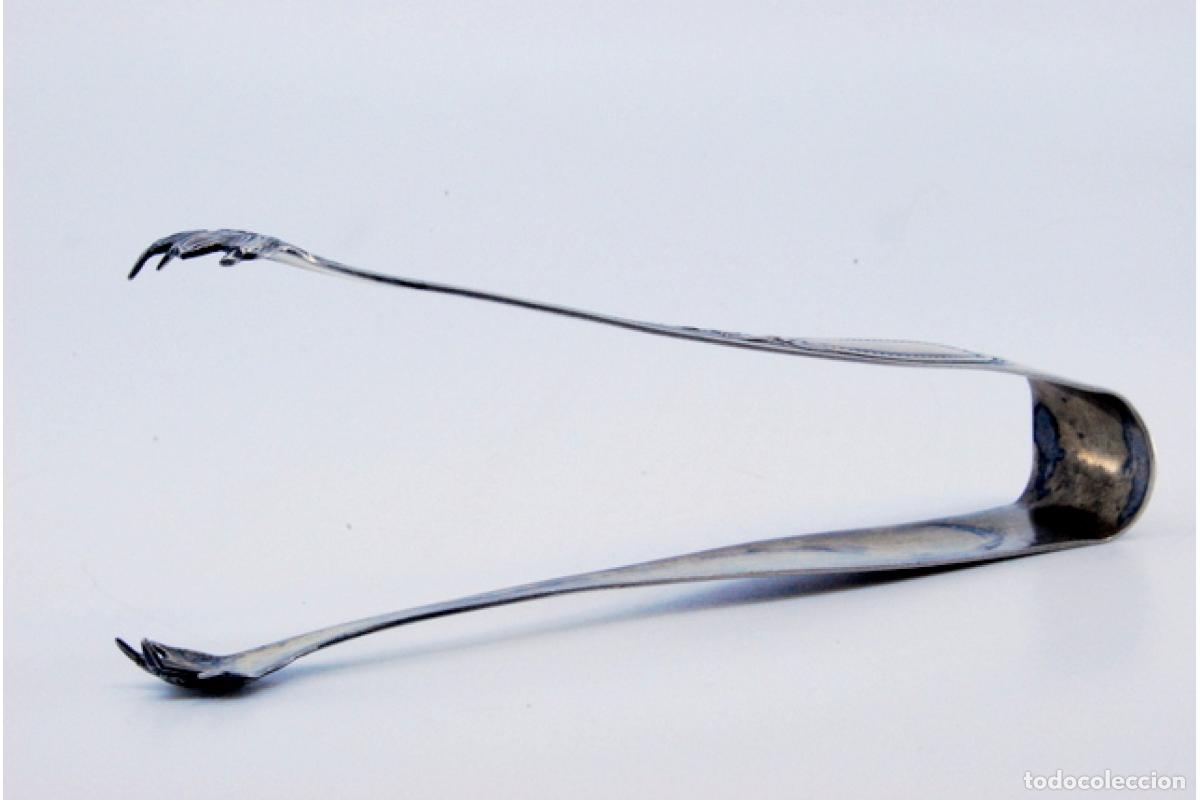Antig&uuml;edades: Pinzas para hielo, en plata - Foto 8
