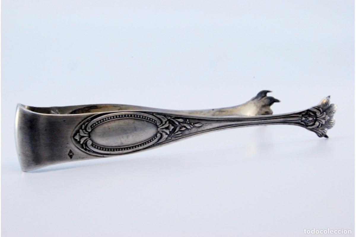 Antig&uuml;edades: Pinzas para hielo, en plata - Foto 9