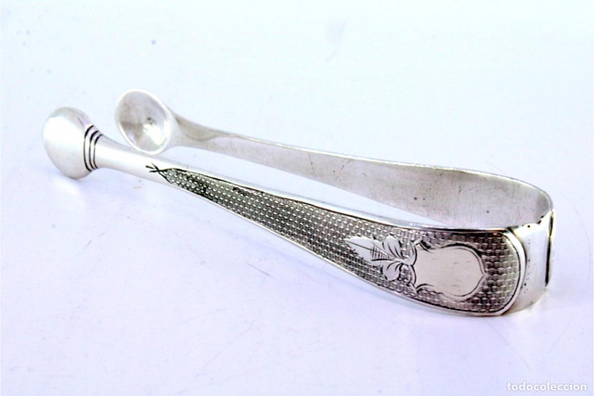 Antig&uuml;edades: Pinzas para az&uacute;car, de plata - Foto 3
